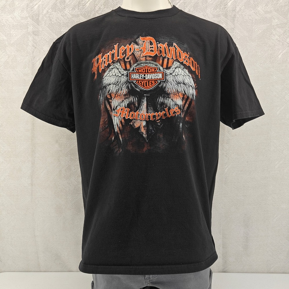 Harley-Davidson Shirt Mens 2XL XXL Black Alamo City San Antonio TX Graphic Tee